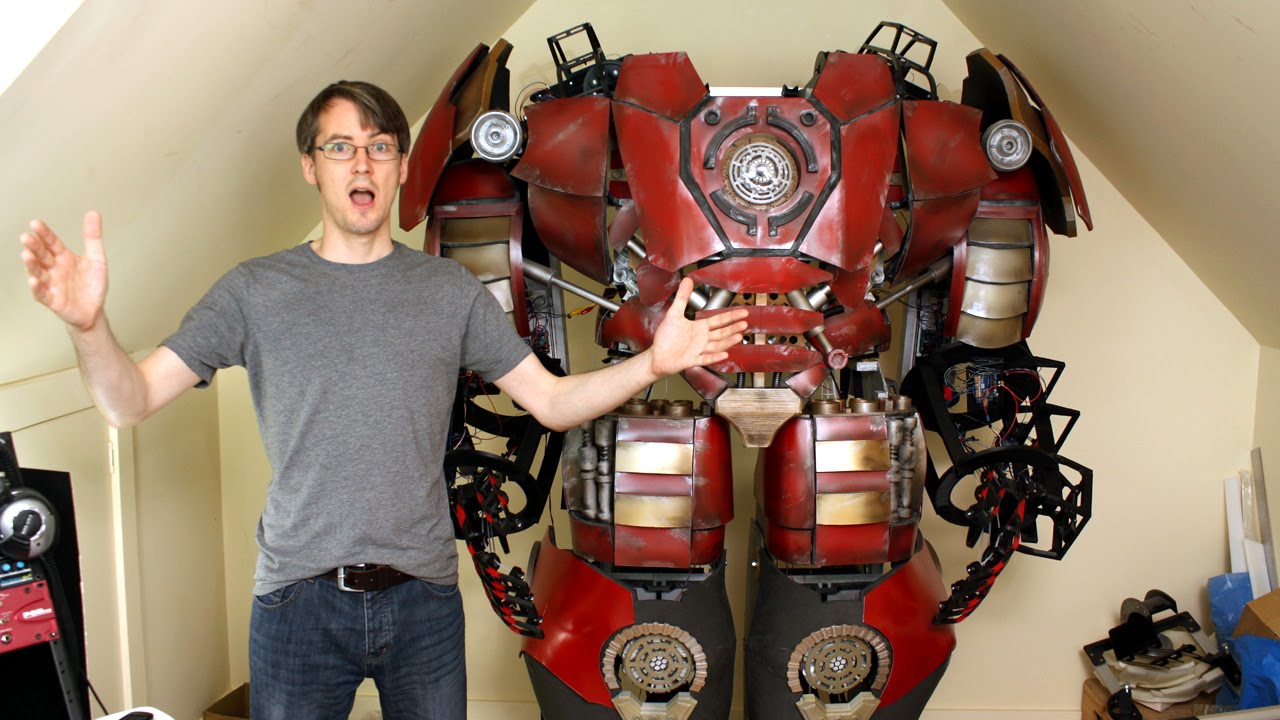 Iron Man Hulkbuster Cosplay #34 | Arm Mechatronics | James Bruton
