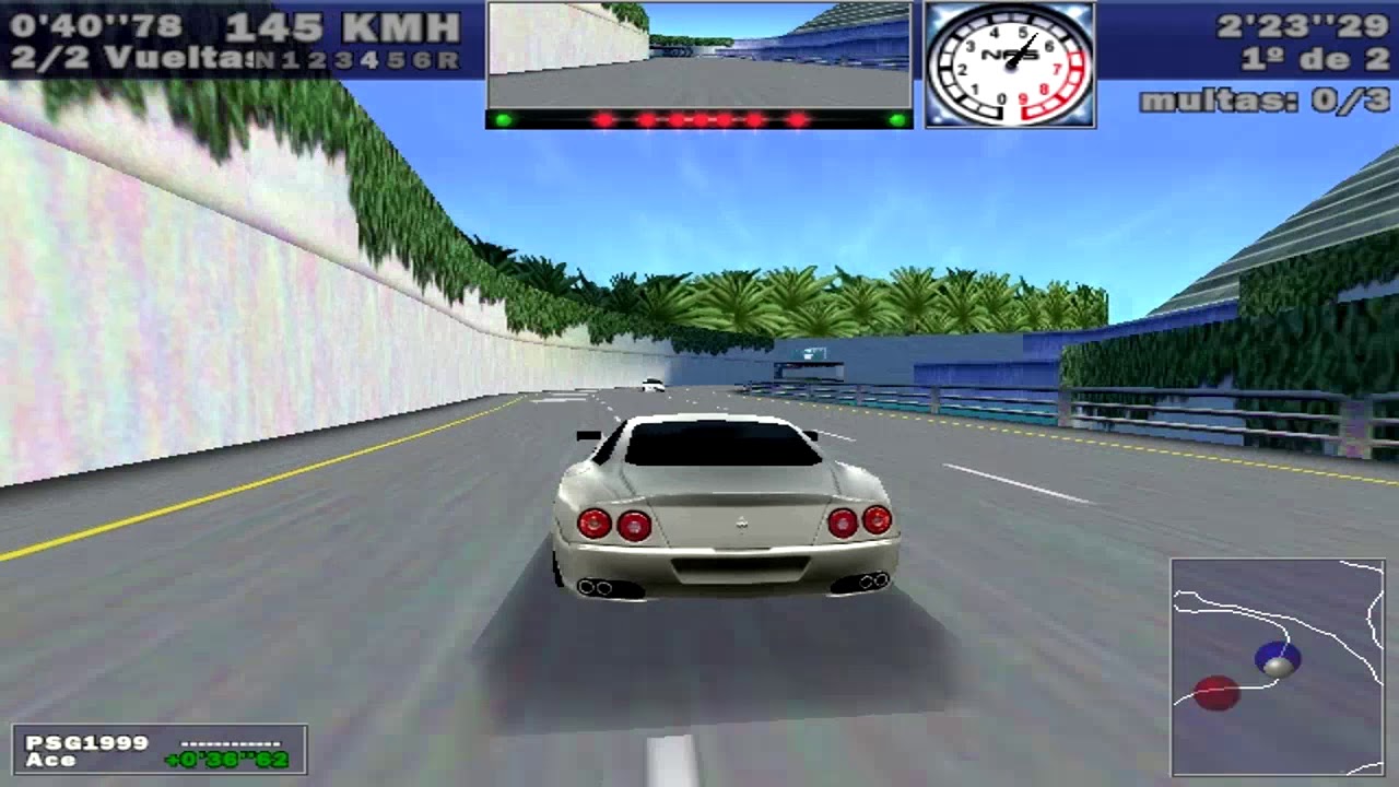 Need For Speed 3 Hot Pursuit (PC) Persecución #9 (Atlantica) Español