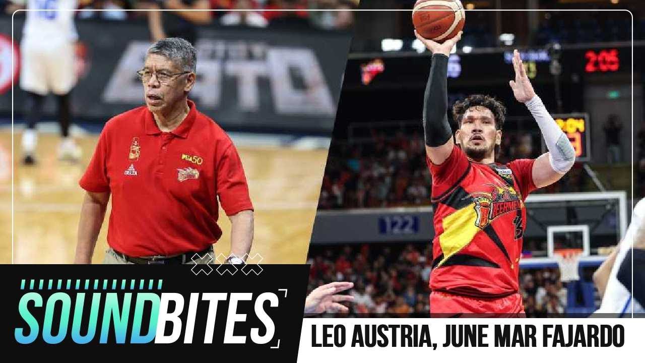 POST-GAME: Leo Austria, June Mar Fajardo discuss SMB's latest crown
