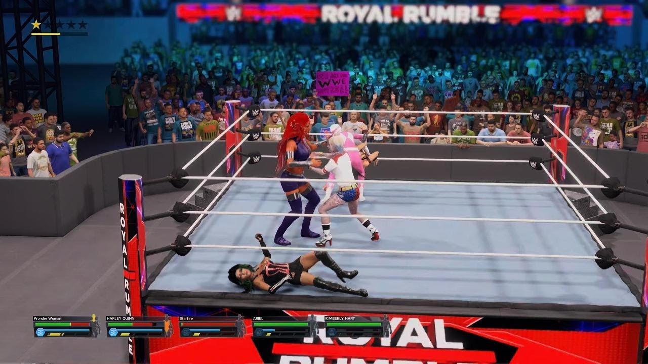 WWE 2K23 Woman Royal rumble Created Superstars