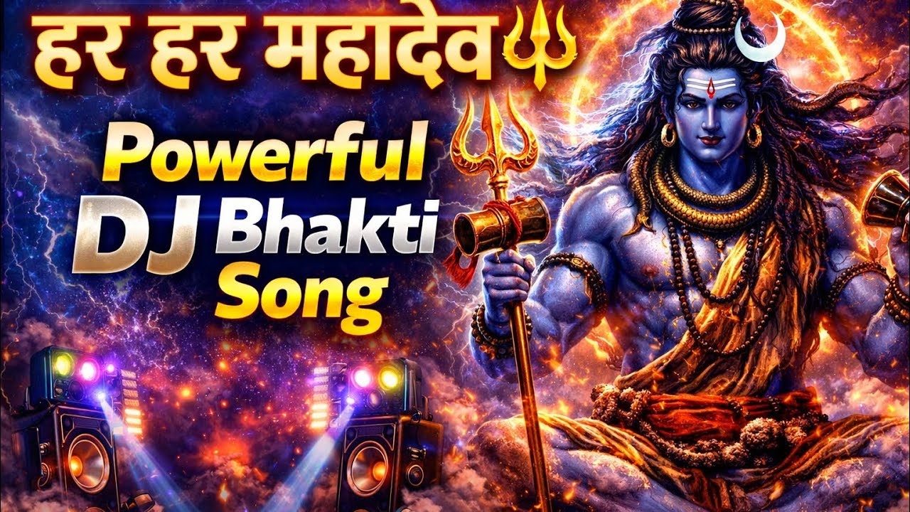 हर हर महादेव 🔱 DJ Song | Powerful Mahadev Bhakti DJ Remix | Shiv Shankar DJ Bhajan
