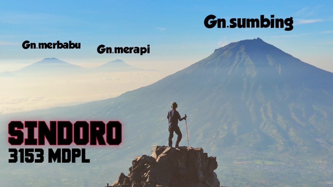 Pendakian Gunung Sindoro via Kledung || Terlihatnya gunung-gunung yang berada dijawa tengah