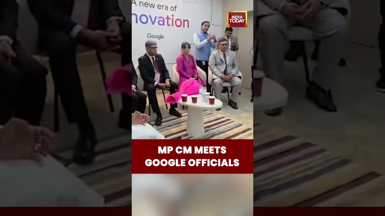 MP CM Mohan Yadav Meets Google Officials at AI Impact Summit 2026 in Delhi