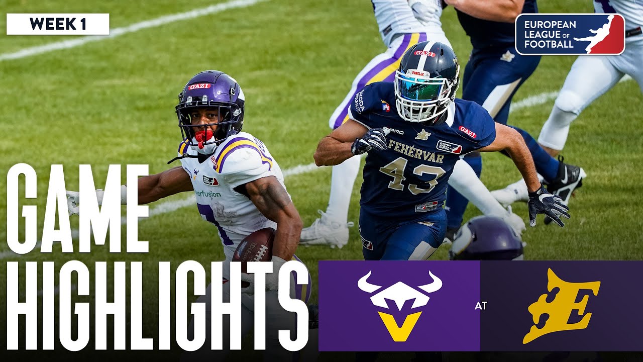 Vienna Vikings @ Fehervar Enthroners - Game Highlights | Week 1