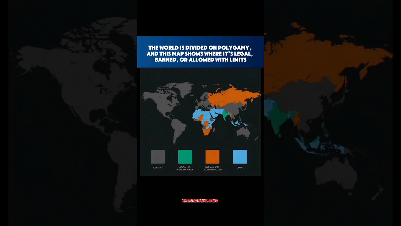 Countries Where Polygamy Is Legal (World Map) 🌍