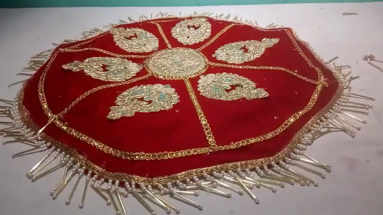 How to make thaal posh|| thal posh making|| puja thali decoration || diy#17