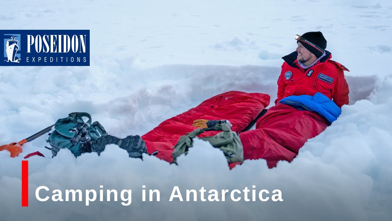 Camping in Antarctica