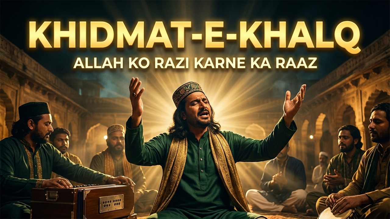 ✨ Khidmat-e-Khalq Mein Rab ki Raza Hai | Emotional Sufi Qawwali 2026 | Heart Touching Kalaam
