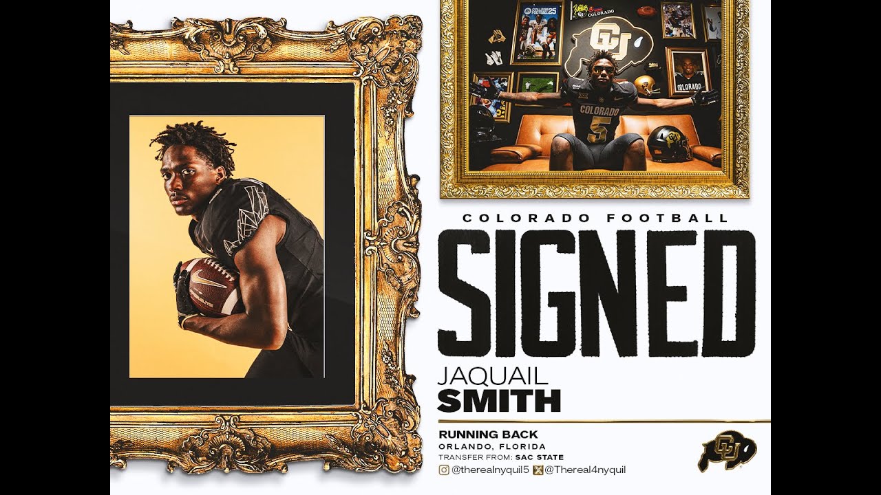 Colorado Football: 2026 Transfer Portal | Jaquail Smith Signed
