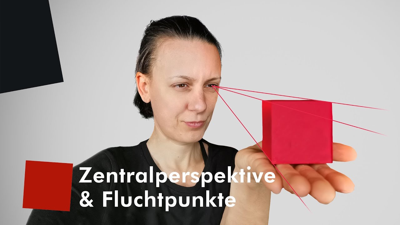 Perspektivisches Zeichnen &ndash; Zentralprojektion & Fluchtpunkte