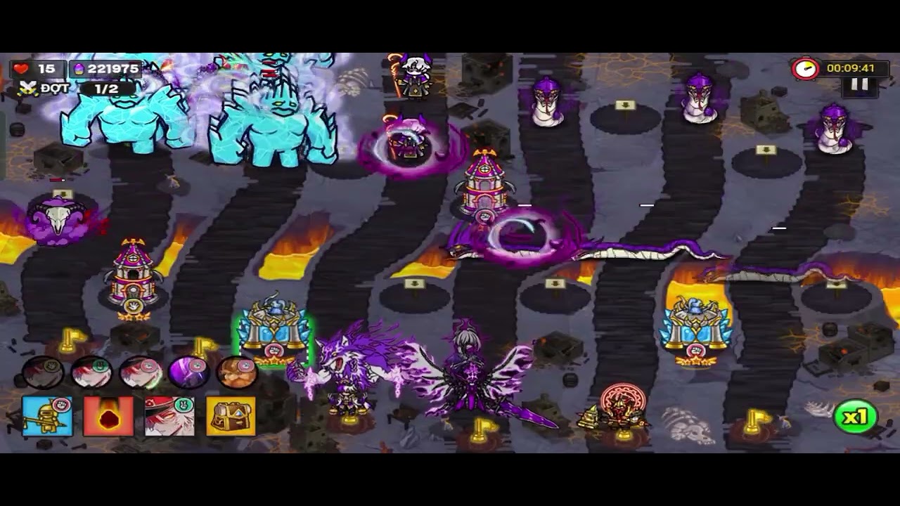 Đánh boss và chiến bang hội tuần này với hell knight: #goldtowerdefence 