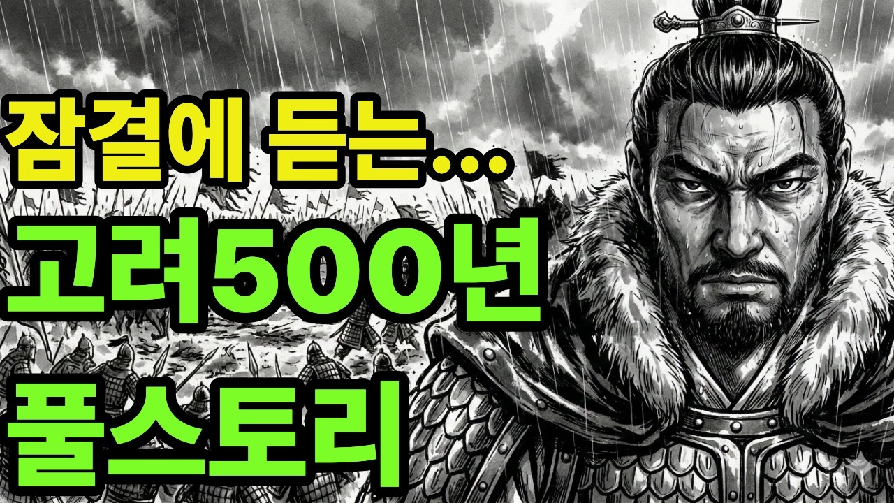 🌙틀어놓고 주무세요 '고려왕조500년풀스토리입니다'