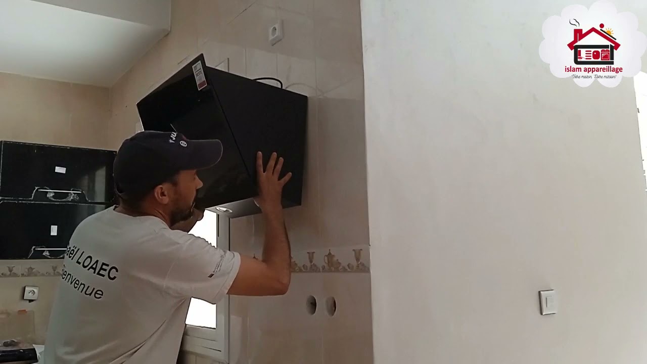 installation hotte cuisine