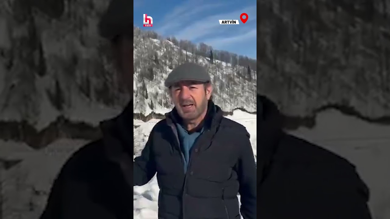 Halk TV ekibi mahsur kalmıştı: Serhan Asker, &ccedil;ığın d&uuml;şt&uuml;ğ&uuml; b&ouml;lgeyi g&ouml;r&uuml;nt&uuml;ledi!