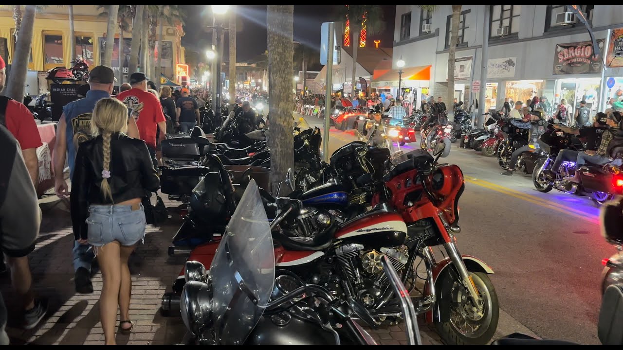 Daytona Bike Week Main Street Friday 2024 Part 1