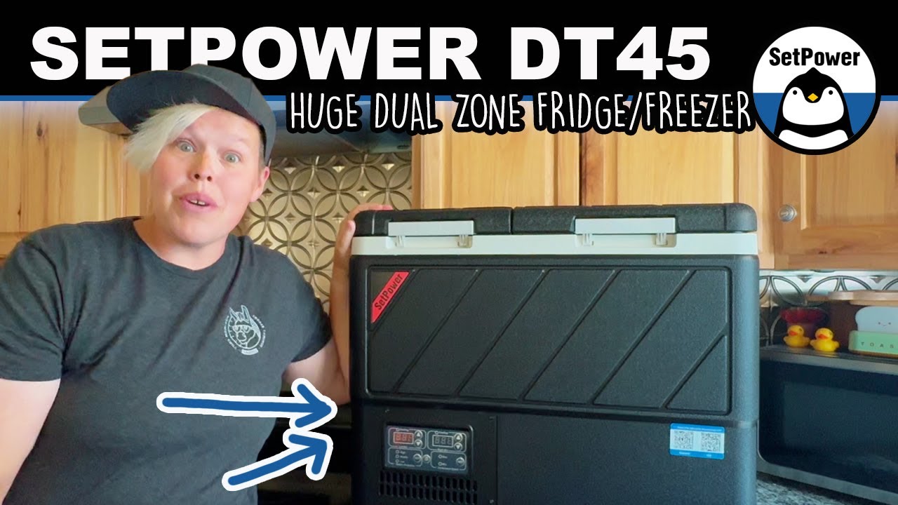 SetPower DT45 Dual Zone Fridge/Freezer Unboxing & Review | Great Size For Van Life!