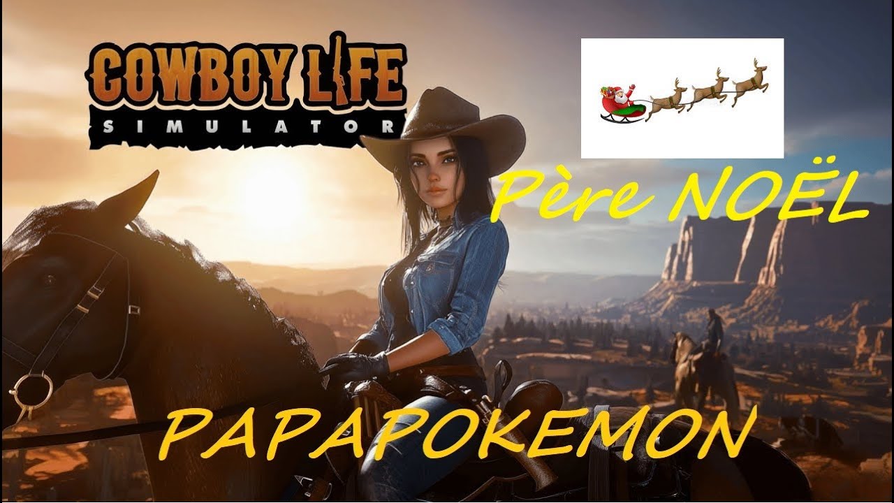 Cowboy Life Simulator 039 ON A TROUVÉ LE PÈRE NOËL