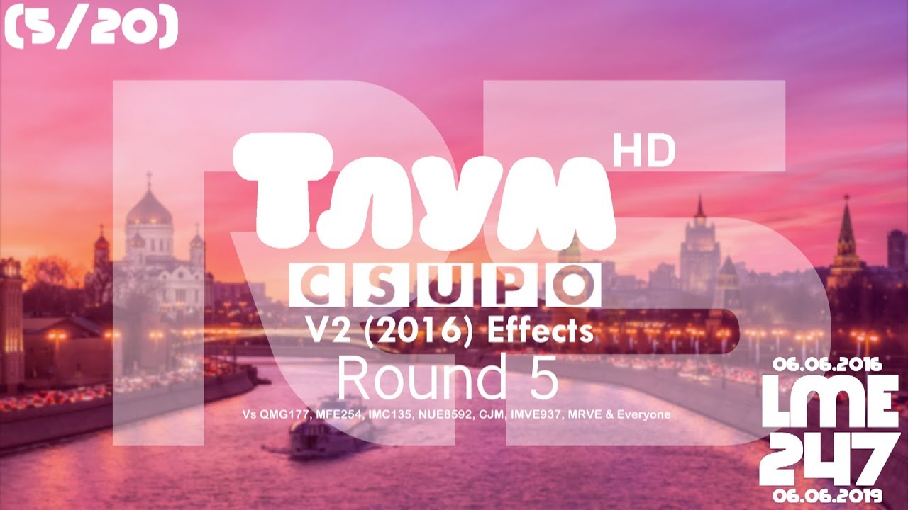 Tlum HD Csupo V2 (2016) Effects R5 Vs QMG177, MFE254, IMC135, NUE8592, CJM, IMVE937, MRVE & EO