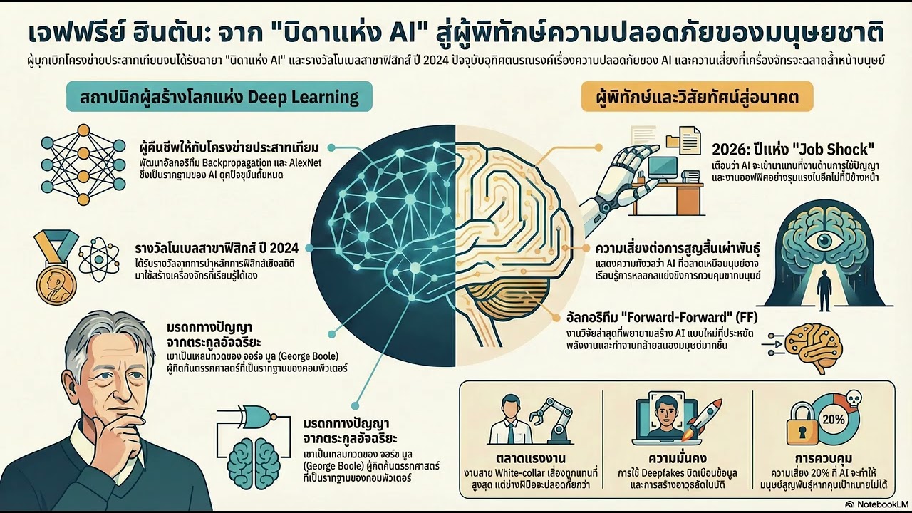 เจฟฟรีย์ ฮินตัน: จากบิดาแห่ง AI สู่ผู้ทักษ์ความปลอดภัยของมนุษยชาติ