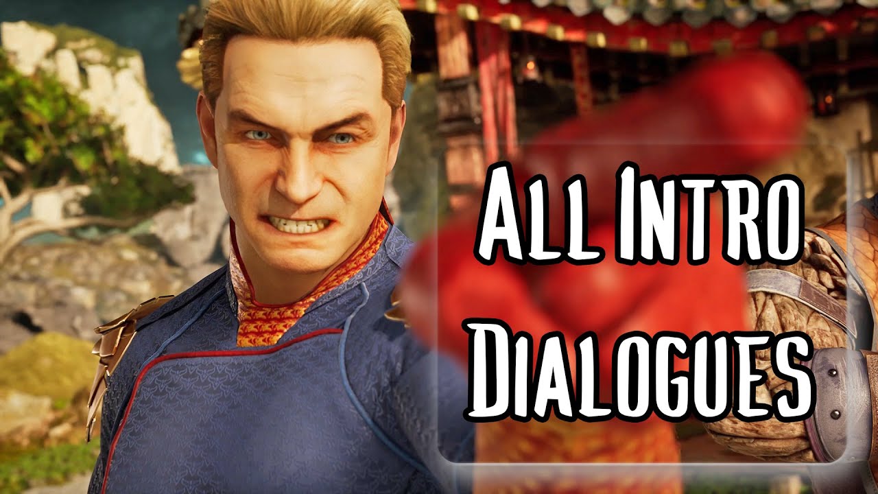MK1 - Homelander All Intro Dialogues