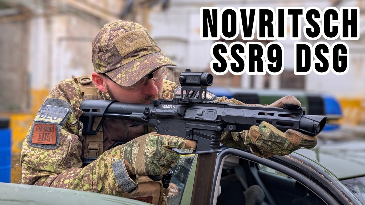 Was für ein Biest! Novritsch SSR9 DSG #airsoft  0,5 Joule