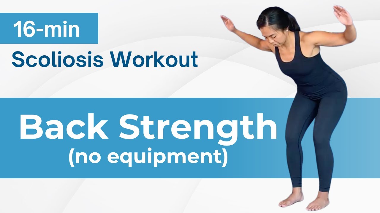 16-Min Scoliosis-Friendly BACK Strengthening | No Equipment Needed! (BEGINNER)