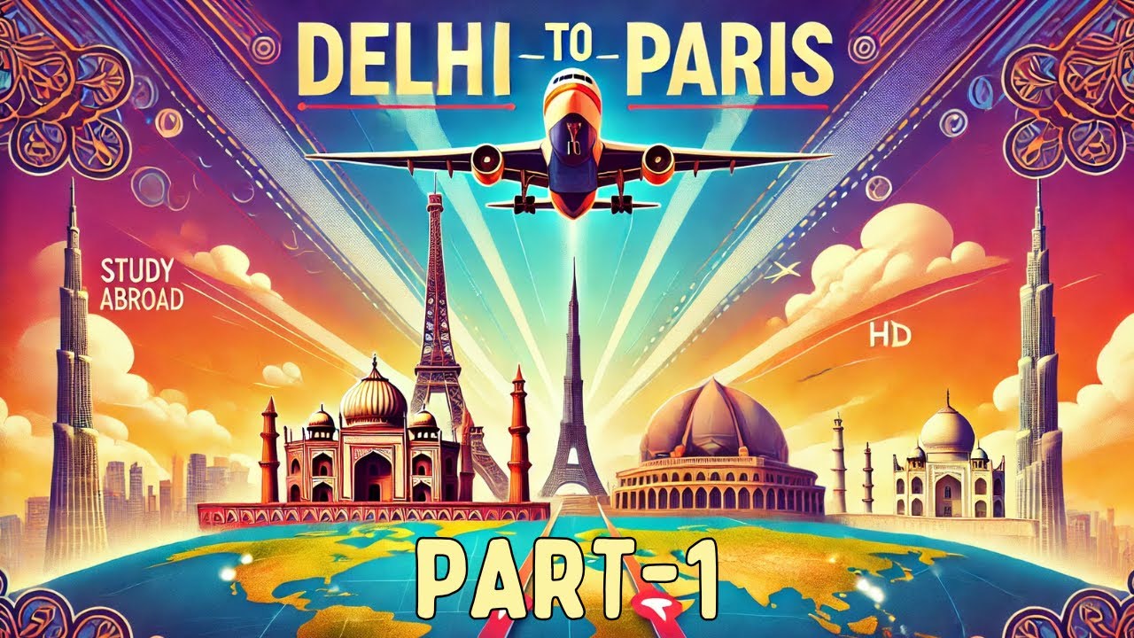 Delhi to Paris: Journey & Initial Days Exploring the City! (Part 1)
