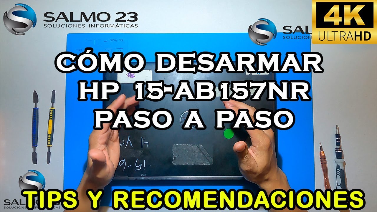 Cómo Desarmar HP Pavilion 15-ab157nr en 4K | Paso a Paso para Mantenimiento y Cambio de Piezas