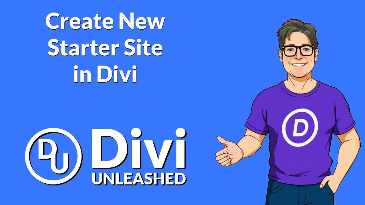 Create New Starter Site in Divi