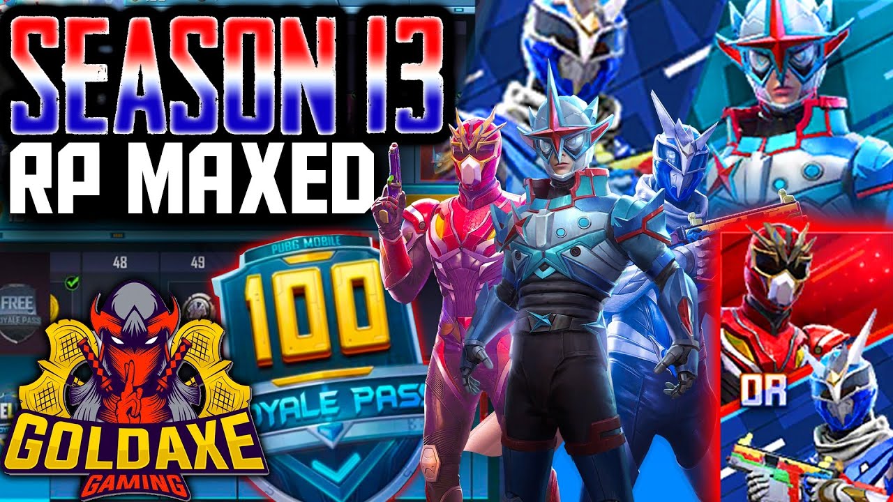 RP MAXED OUT SEASON 13|| 100RP MAXED OUT SEASON 13|| SEASON 13 UPGRADE ROYAL PASS
