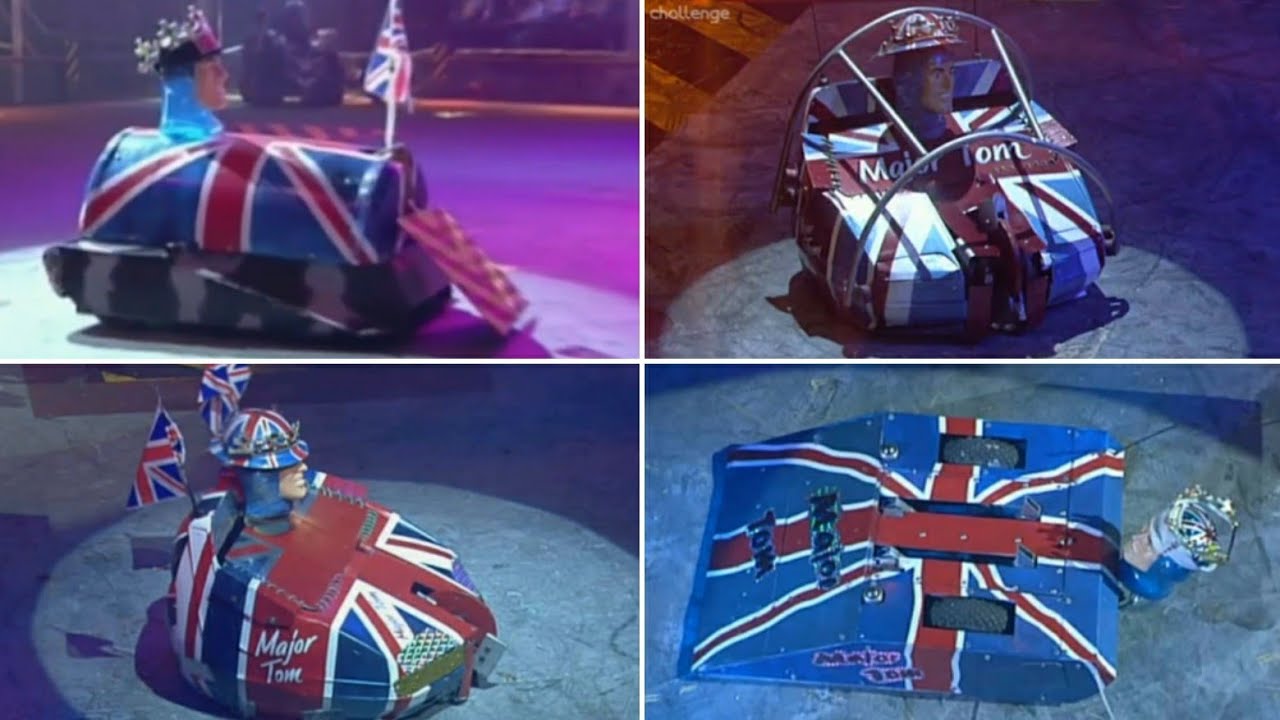 Major Tom - Series 4, 5, 6 & 7 All Fights - Robot Wars - 2000-2003