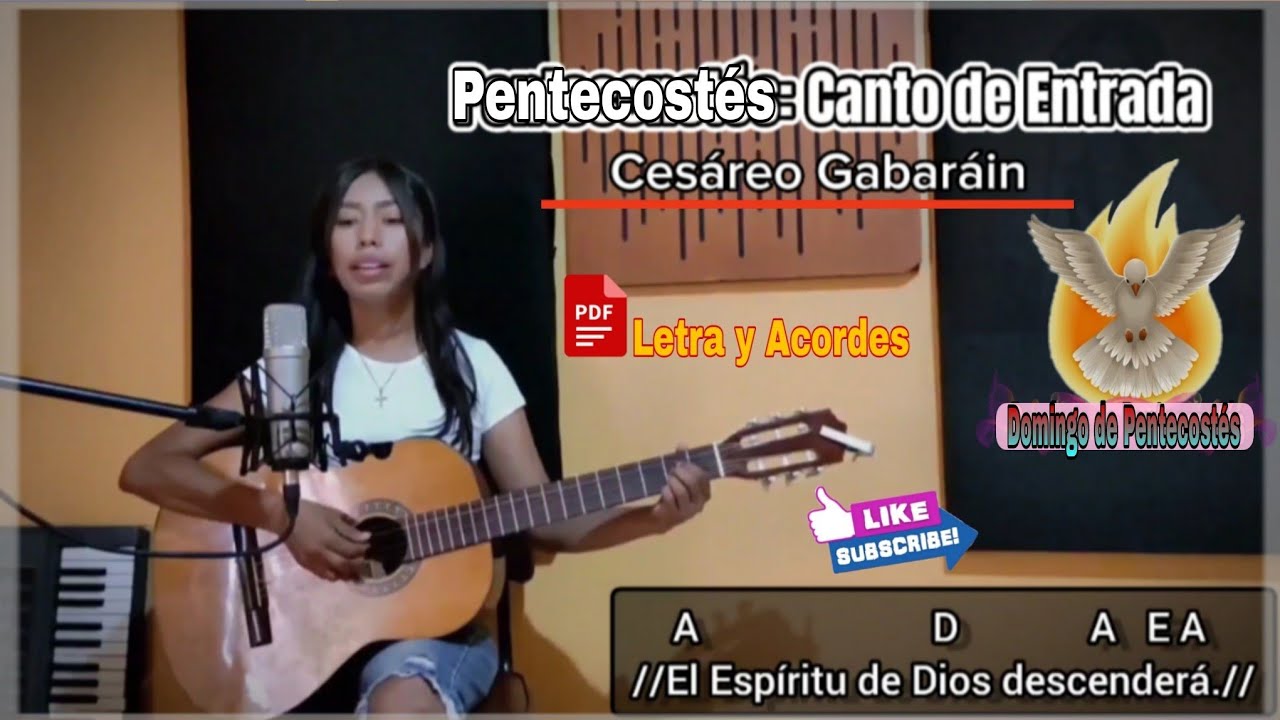 Pentecostés: Canto de Entrada (Letra y Acordes PDF)