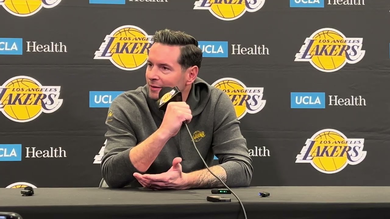 JJ Redick on Lakers Matchup with Timberwolves, Injury Updates on LeBron James, Defensive Improvement