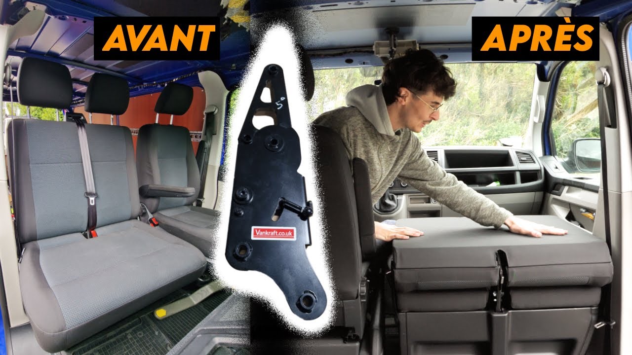 Dossier rabattable banquette VW T5 T6 - VANKRAFT tuto d'installation