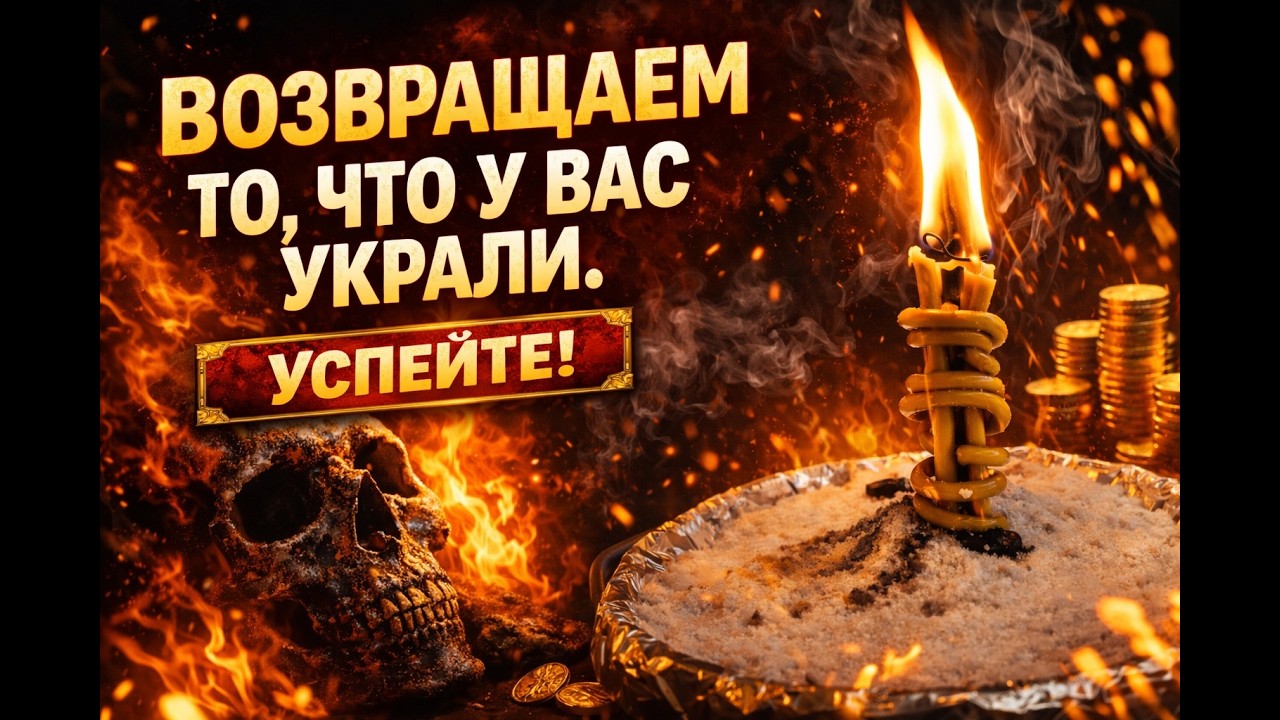 Возвращаю все то что у вас украли, удачу, энергию, счастье.