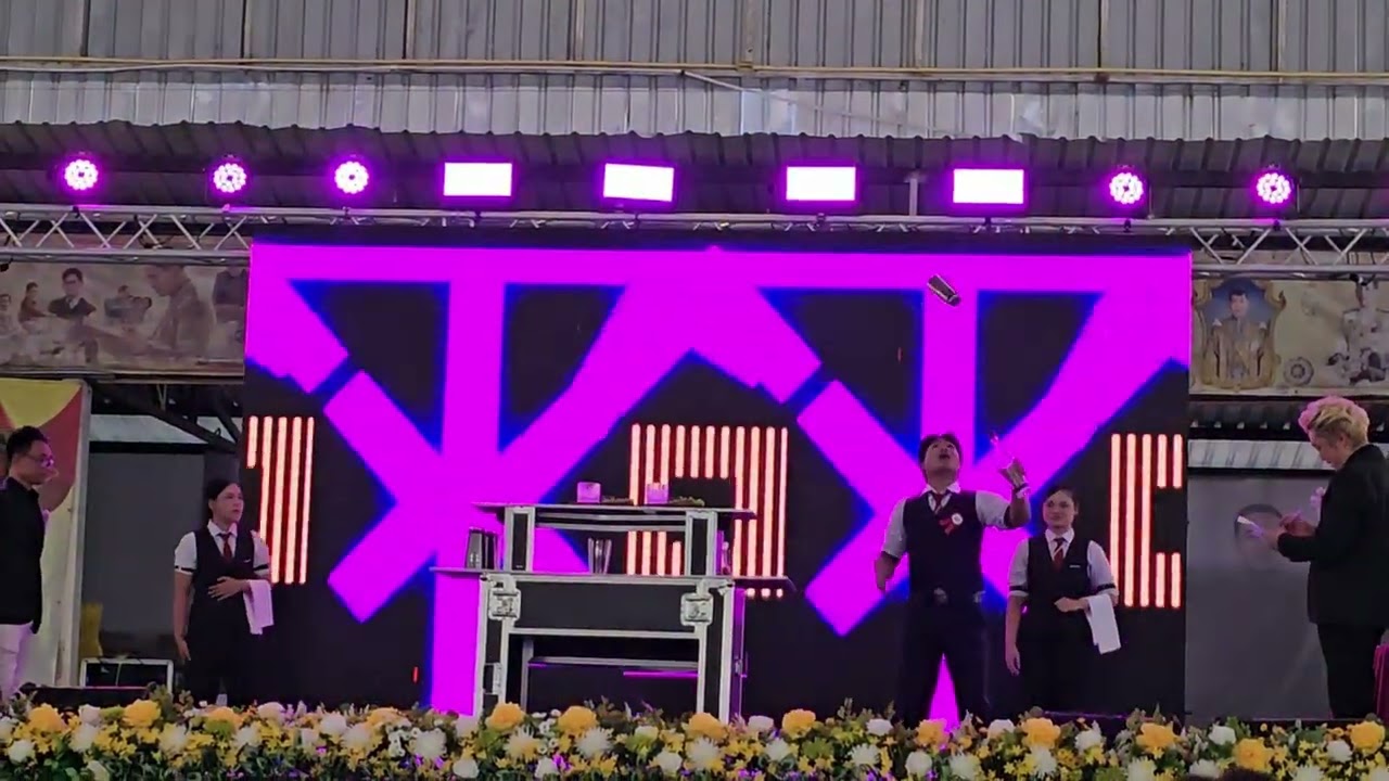 รางวัลชนะเลิศ ทักษะผสมเครื่องดื่ม flair bartender ระดับชาติ ประจำปี 2568 เมนู lsan Aftershock