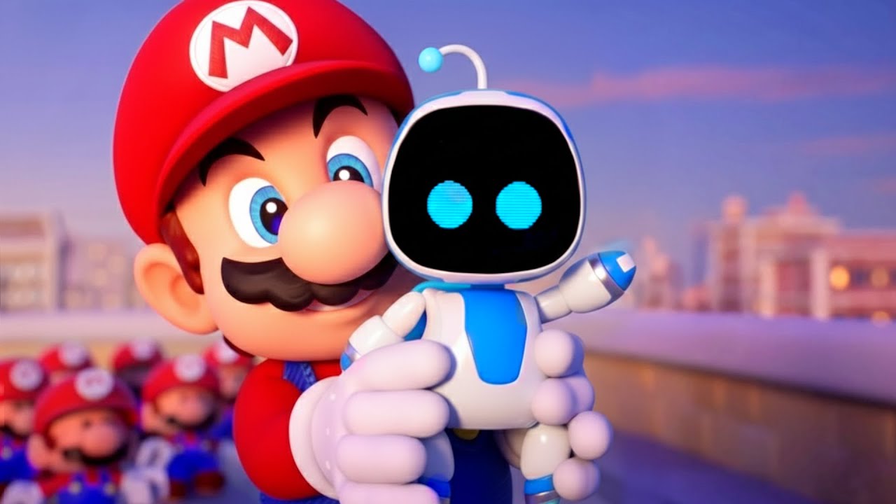 Mario & ASTRO BOT vs Donkey Kong - Full Game Walkthrough