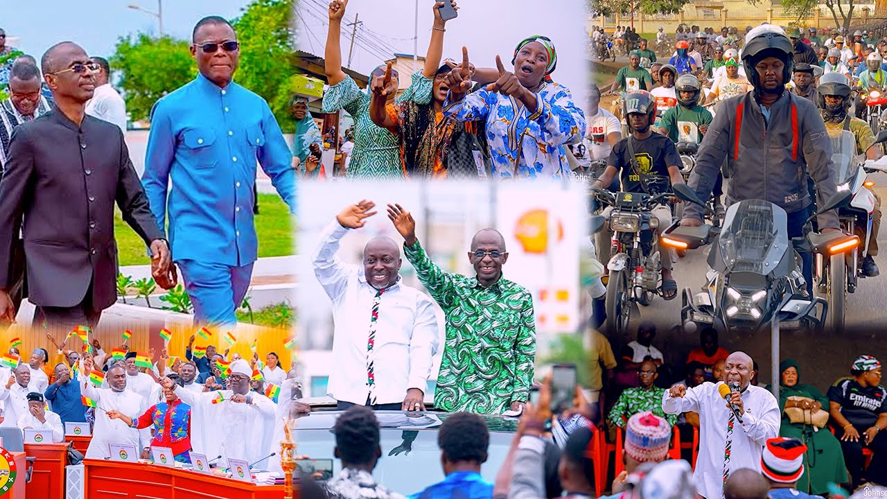 🔥Asiedu Nketiah,Fiifi Kwetey Storm Nima for Final Rally of NDC’s Baba Jamal Ayawaso East By-Election