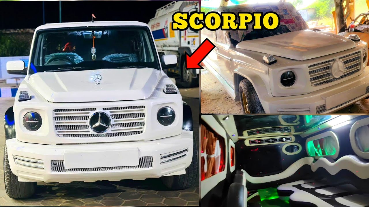 Mahindra Scorpio Modified to Mercedes G Wagon Limousine | G Wagon Replica |