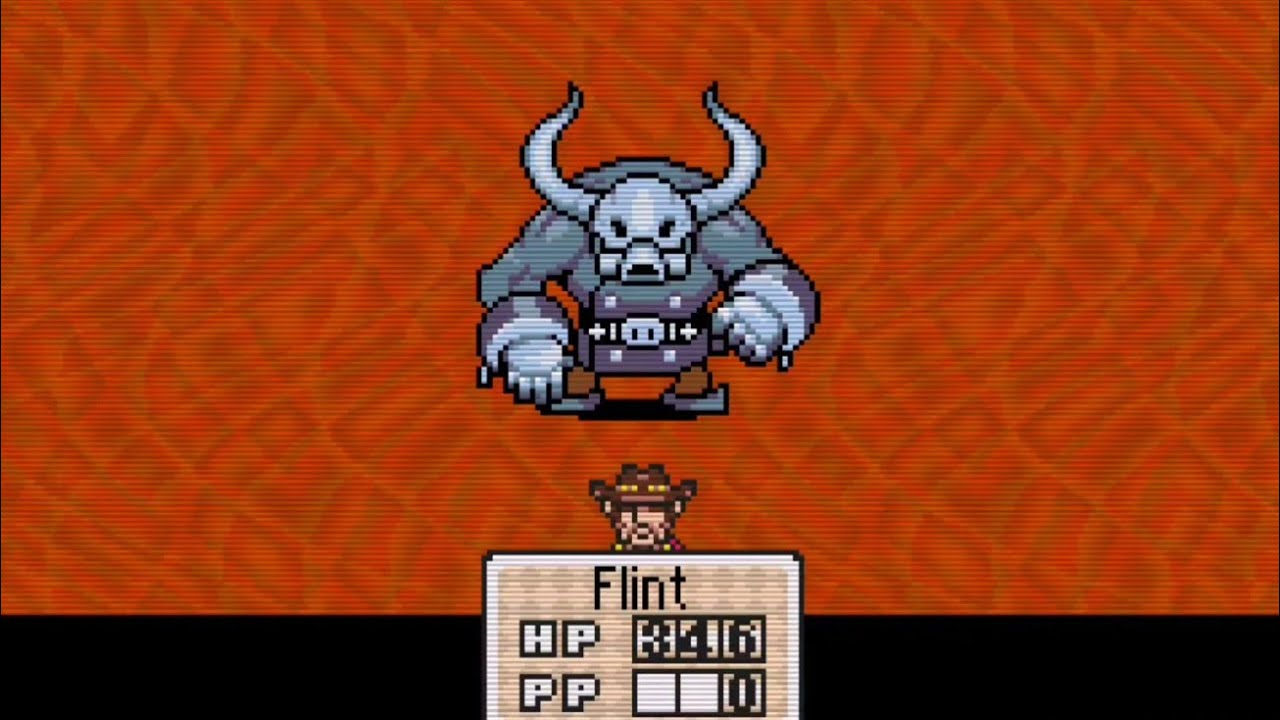 Mother 3 - Hard Mode Solo Run With Flint - Fight #17: Fierce Pork Trooper Rematch