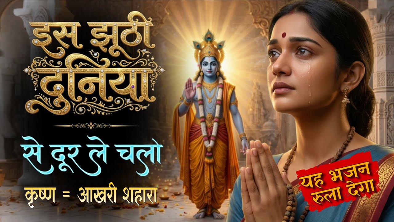 इस झूठी दुनिया से दूर ले चलो 😭🙏 | श्याम मुझे अपने धाम ले चलो | Heart Touching Krishna Bhajan