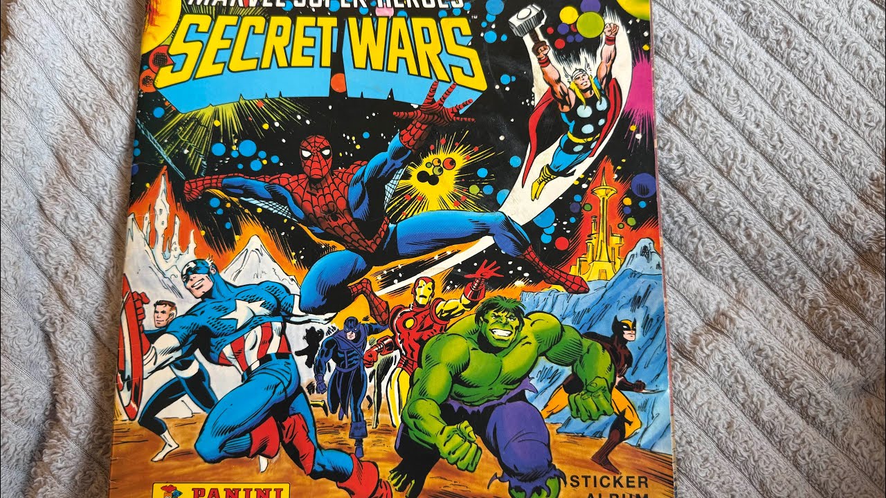 Secret Wars panini sticker album