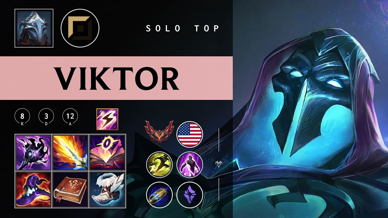 Viktor Top vs Morgana - NA Grandmaster Patch 26.04