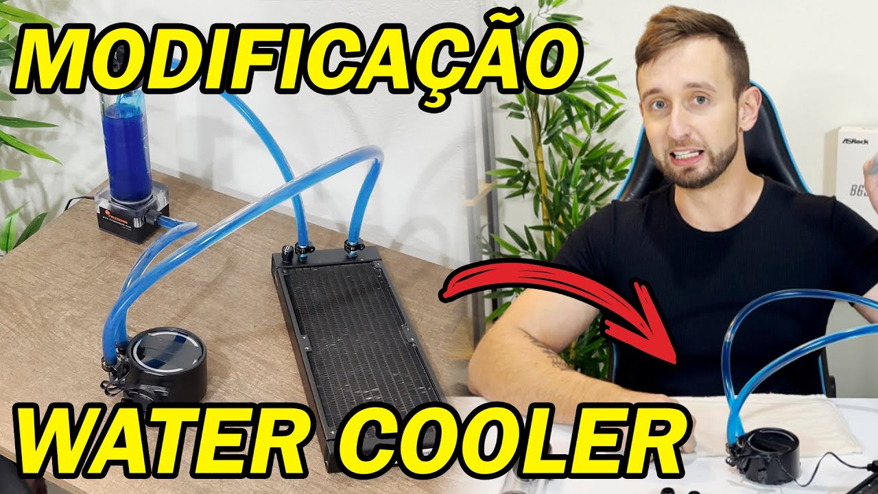 PASSO A PASSO: Como MODIFICAR um WATER COOLER SELADO! ❄️