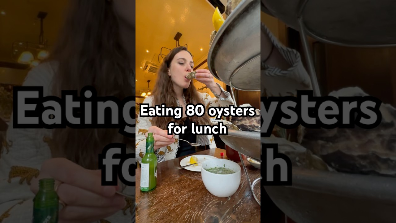 Съедаю 80 устриц на обед #лондон #морепродукты #любительустриц #устрицы #одиночноесвидание