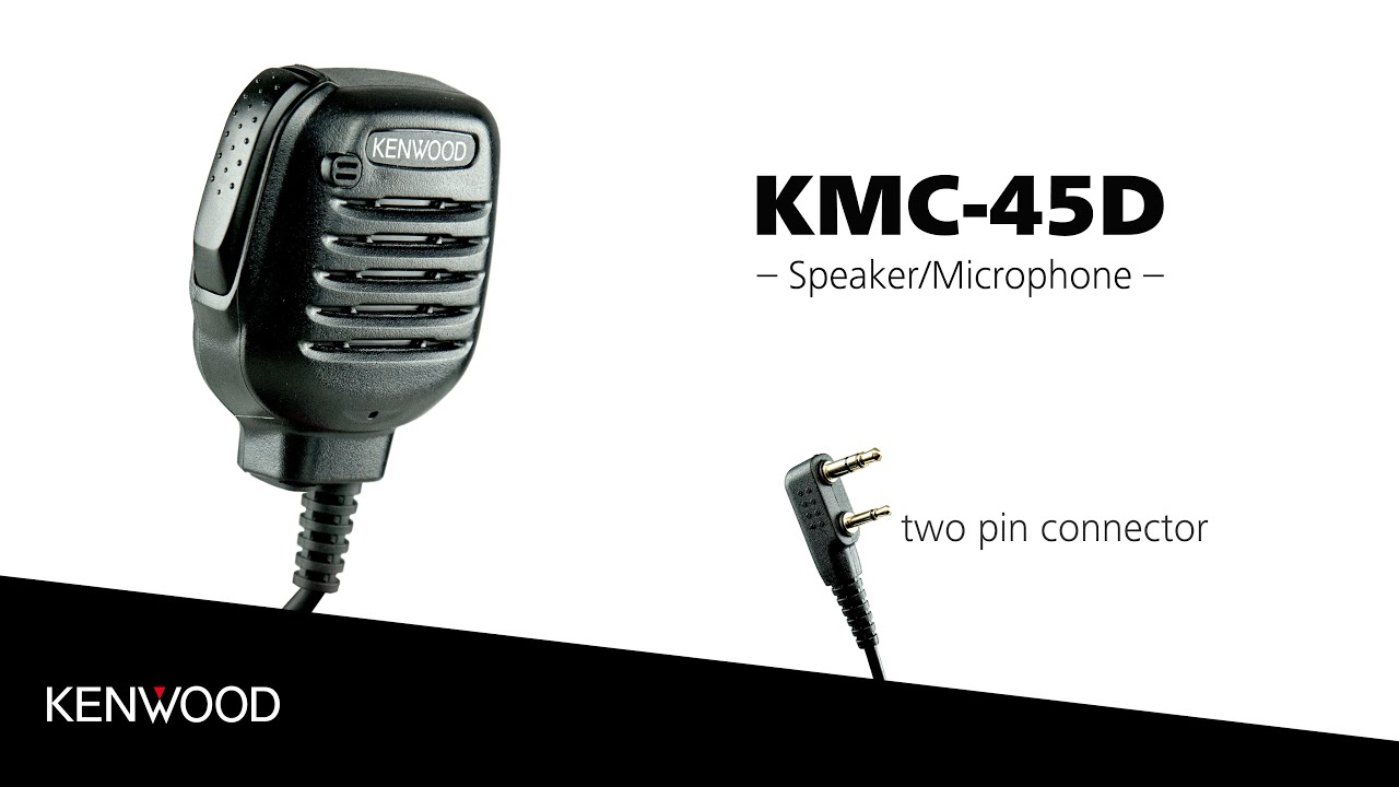 KENWOOD's KMC-45D, a heavy duty speaker/microphone.