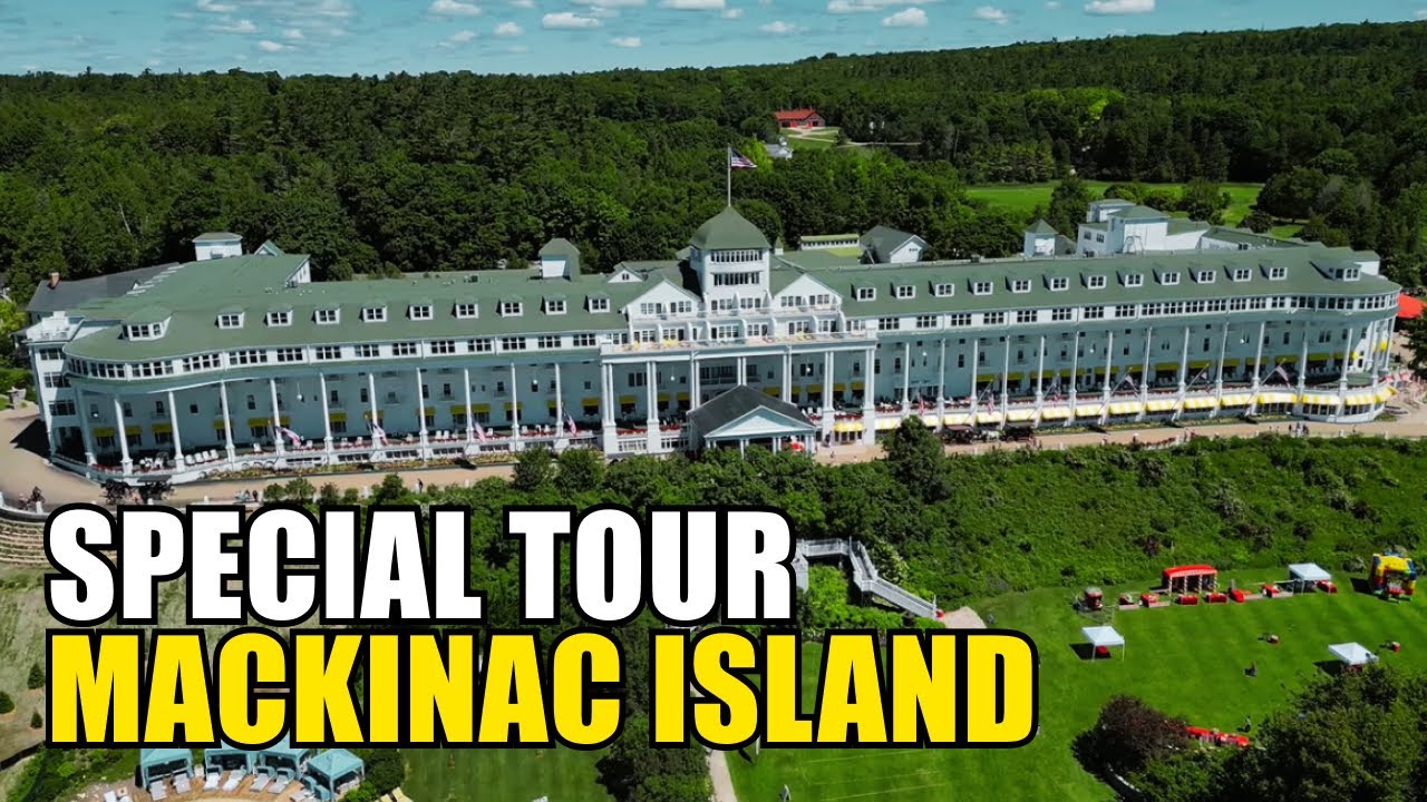 Exploring Mackinac Island | Historic Grand Hotel with Drone View