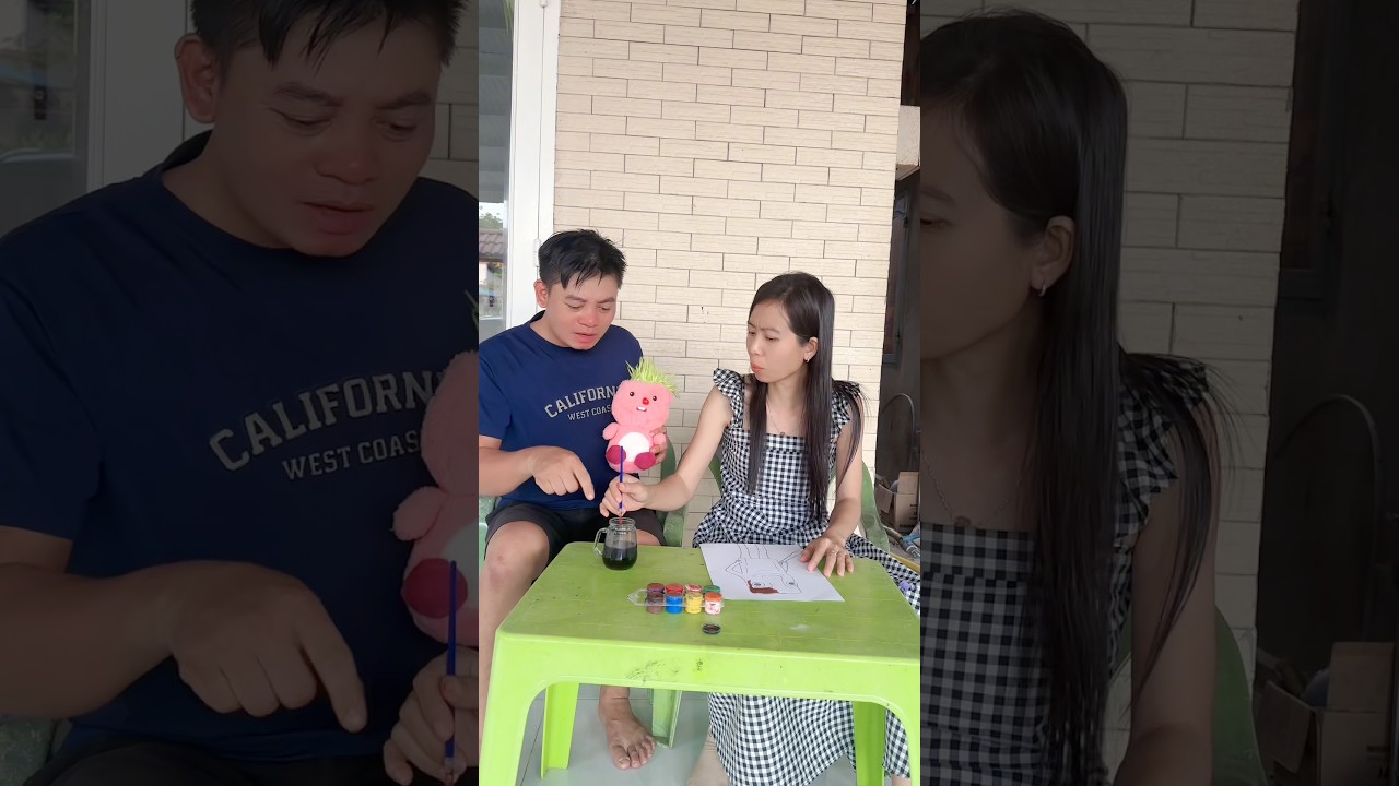 Đang vẽ mà tưởng cafe thật luôn #shorts