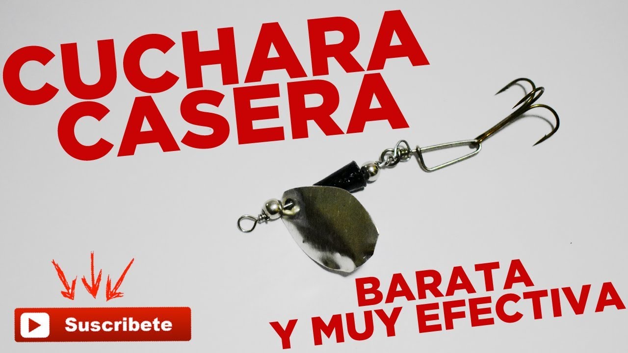 COMO HACER UN SEÑUELO cuchara CASERO muy FACIl / Easy Homenaje Fishing Spoon