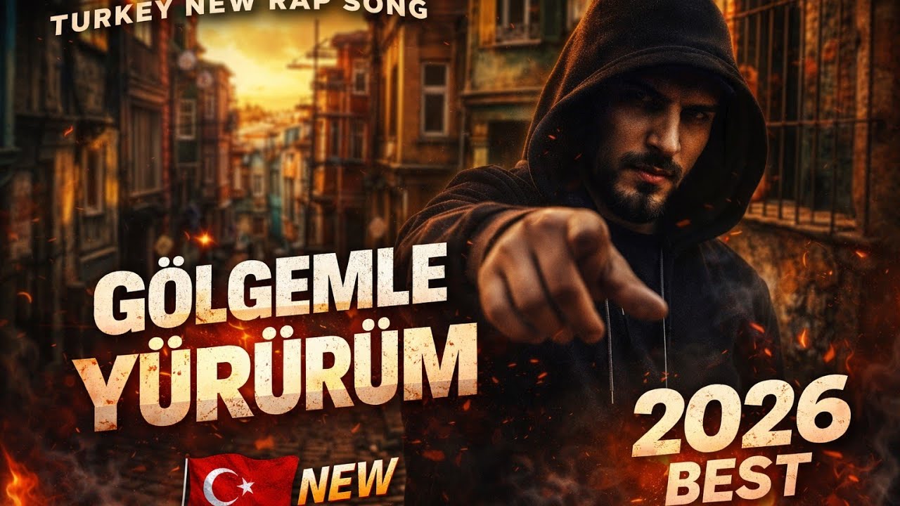 “Gölgemle Yürürüm” I New Turkish rap song -2026 best song #contentcreator #song #turkey